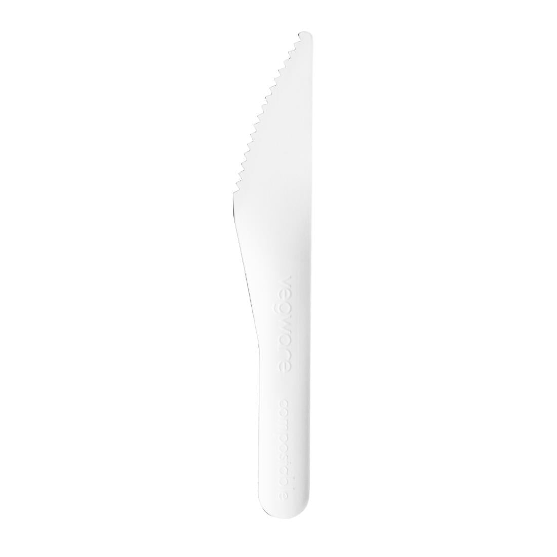 Vegware Compostable Paper Knife (Pack 1000) - CU544 Disposable Cutlery Vegware