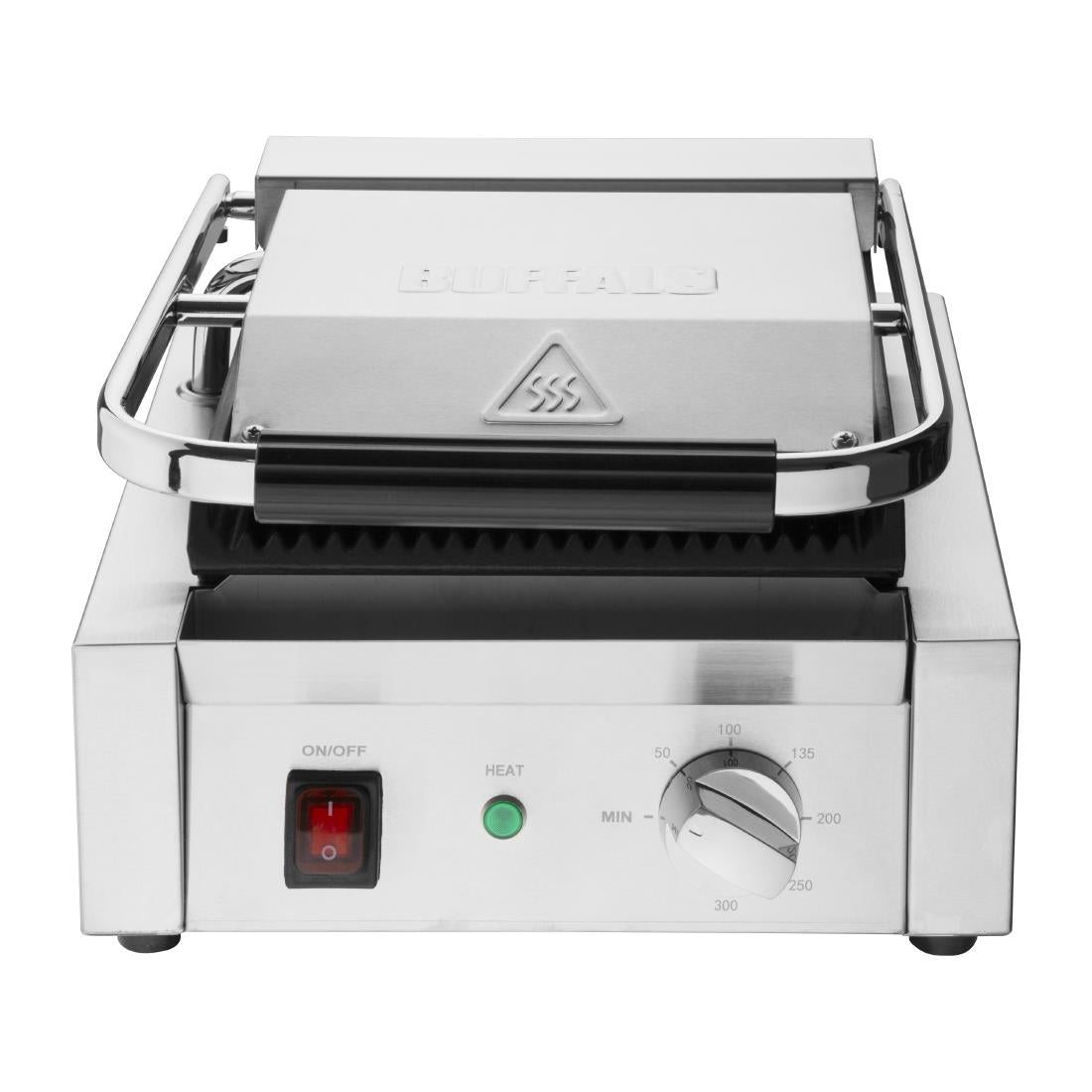 Buffalo Bistro Ribbed Contact Grill - CU600 Contact Grills & Panini Makers Buffalo