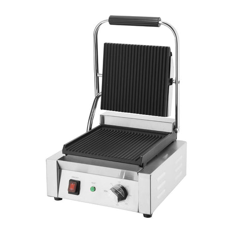 Buffalo Bistro Ribbed Contact Grill - CU600 Contact Grills & Panini Makers Buffalo