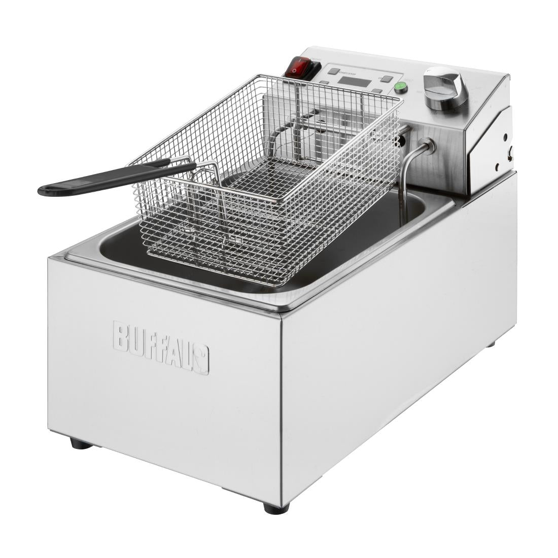 Buffalo Single Electric Fryer with Timer 5Ltr - CU622 Countertop Electric Fryers Buffalo
