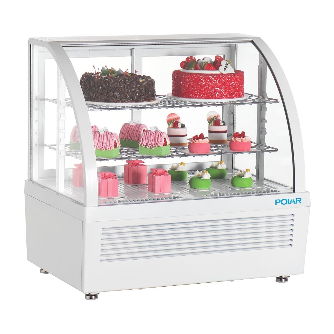 Polar C-Series Countertop Display Fridge White 100Ltr - CU637 Polar