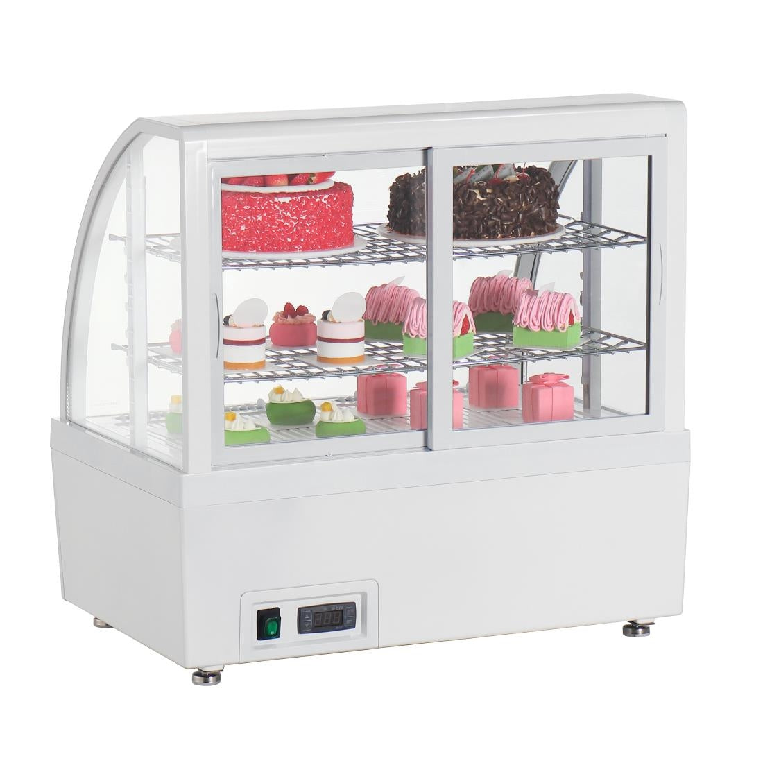 Polar C-Series Countertop Display Fridge White 100Ltr - CU637 Polar
