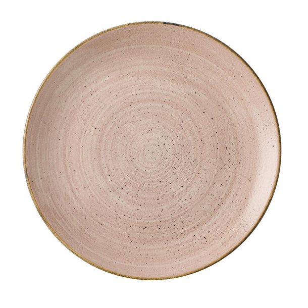 Churchill Stonecast Raw Terracotta Evolve Coupe Plate 260mm (Pack of 12) - CU652 Plates Churchill