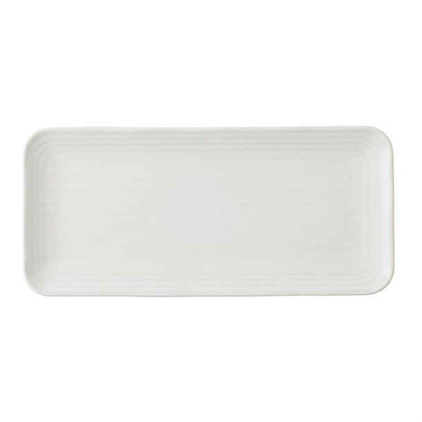 Churchill Dudson Harvest Norse White Organic Coupe Rect Platter 350 x 159mm (Pack of 6) - CU679 Dudson Crockery Dudson