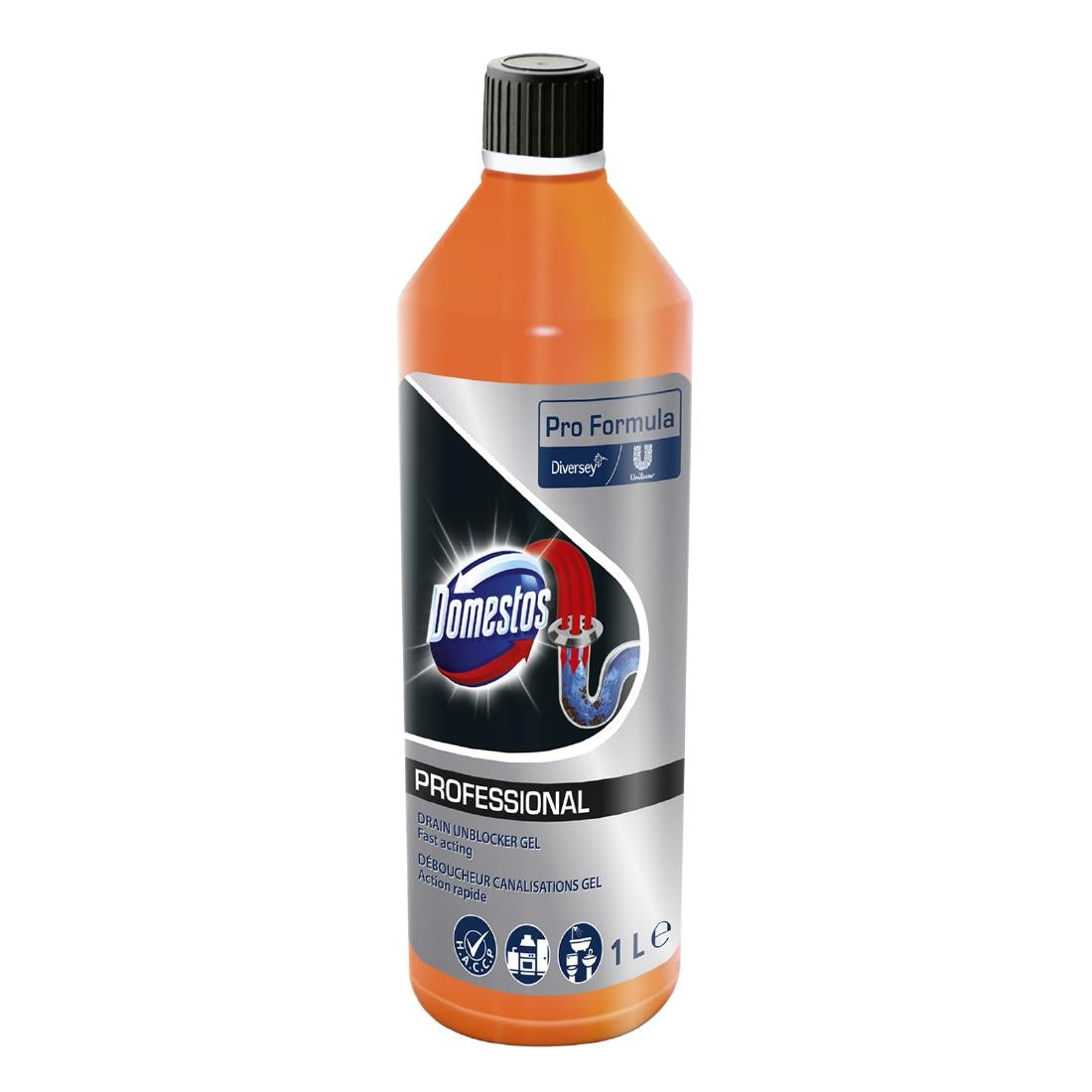 Domestos Pro-Formula Drain Gel 1Ltr - CU692 Pro-Formula