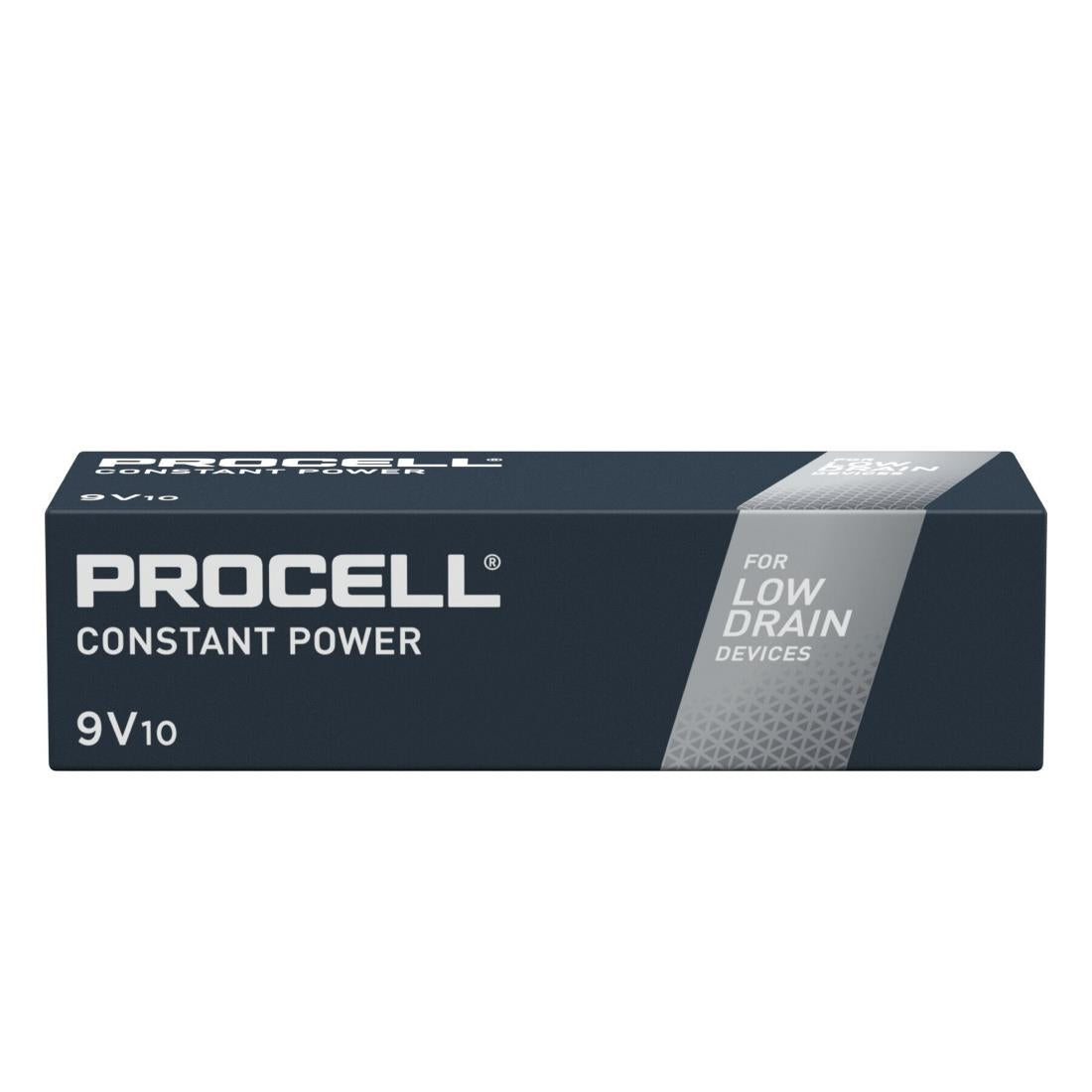 Duracell Procell Constant Power 9V Battery (Pack of 10) - CU754 Duracell