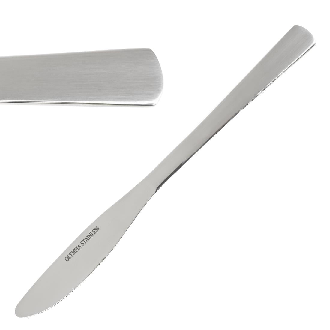 Olympia Clifton Table Knife (Pack of 12) - CU781 Table Knives Olympia