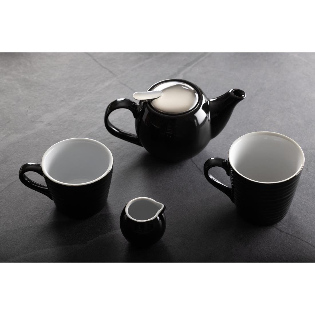 Olympia Cafe Espresso Saucer Black (Pack of 12) - CU955 Olympia Crockery Olympia