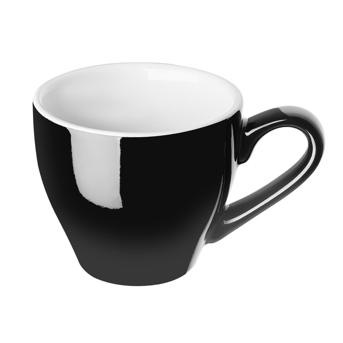 Olympia Cafe Espresso Cup Black (Pack of 12) - CU952 Cups and Mugs Olympia