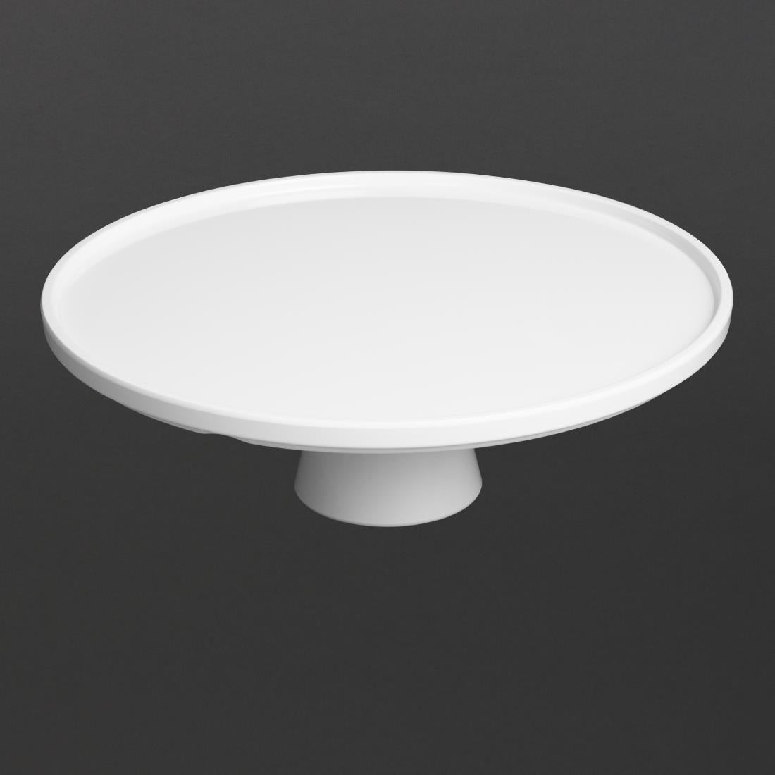 Olympia Kristallon Melamine Round Cake Stand 330x140mm - CU988 Disposable Cups Olympia