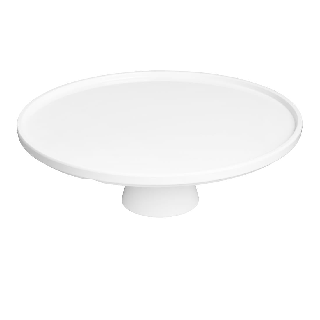 Olympia Kristallon Melamine Round Cake Stand 330x140mm - CU988 Disposable Cups Olympia