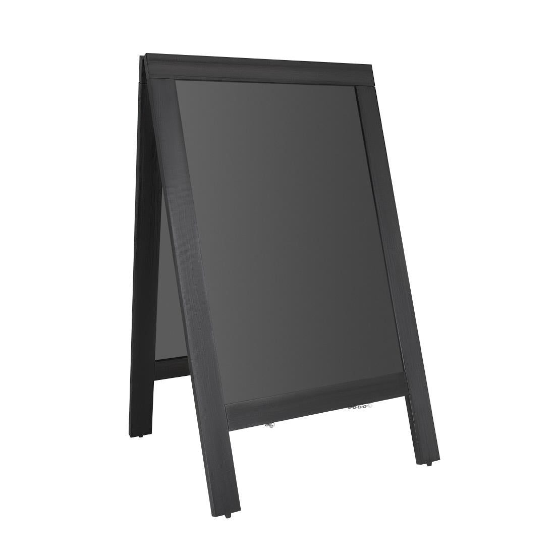 Olympia Pavement Board Black Wooden Frame 700x1200mm - CU993 Olympia