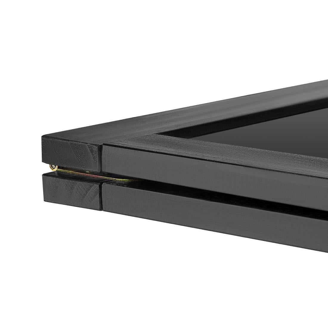 Olympia Pavement Board Black Wooden Frame 700x1200mm - CU993 Olympia