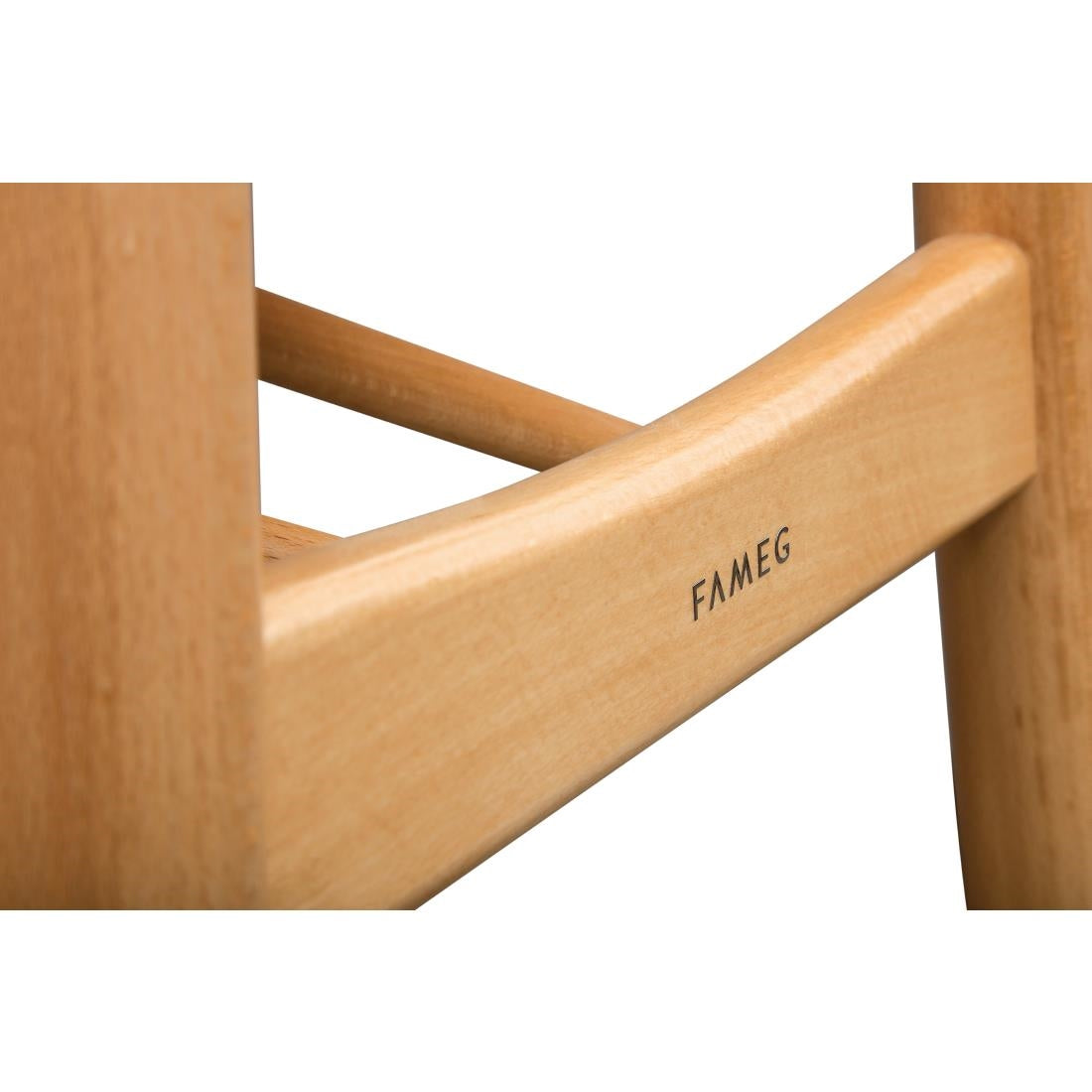 Fameg Beech Cowhorn Side Chair (Pack of 2) - CW007 Wooden Dining Chairs Fameg