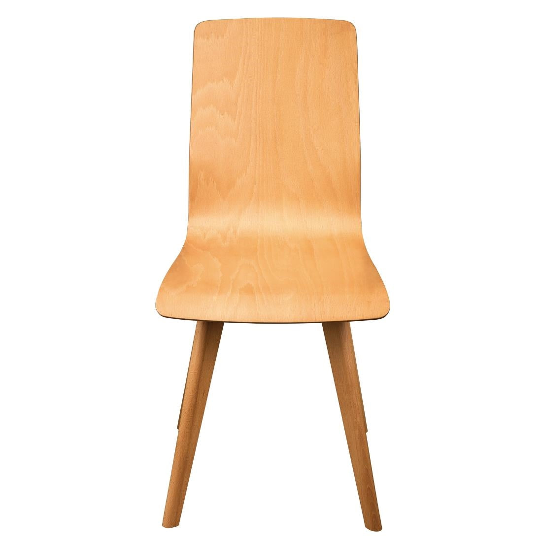 Fameg Wooden Flow Bentwood Beech Side Chairs (Pack of 2) - CW010 Wooden Dining Chairs Fameg