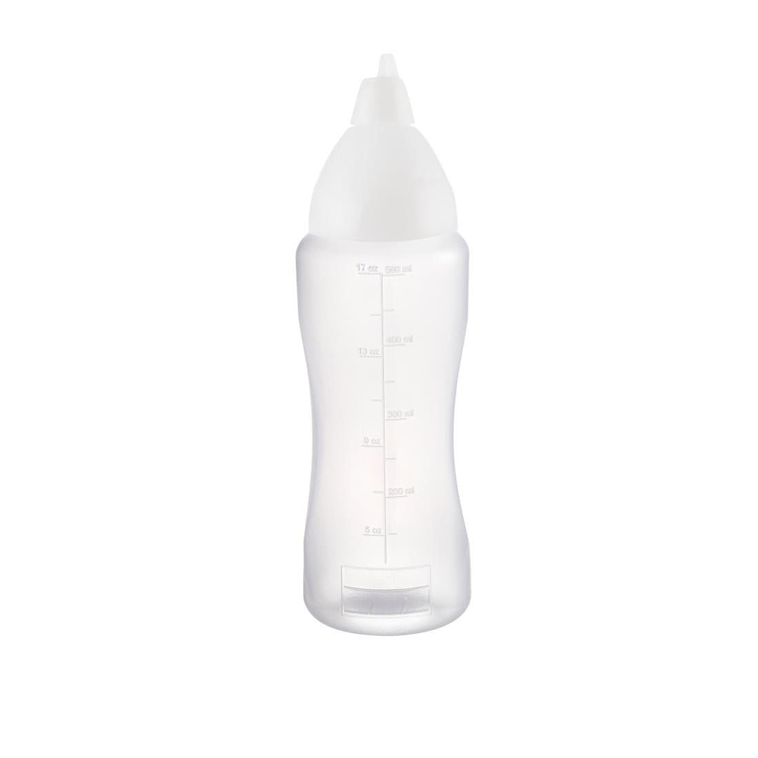 Araven Clear Non-Drip Sauce Bottle 17oz - CW112 Araven