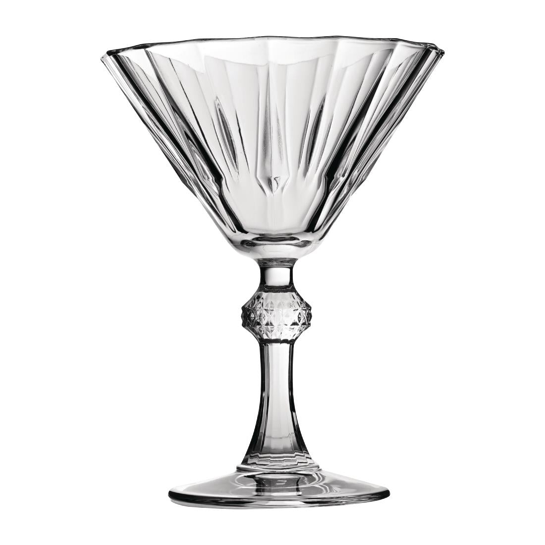 Utopia Diamond Martini Glasses 240ml (Pack of 12) - FB192 Cocktail Glasses Utopia