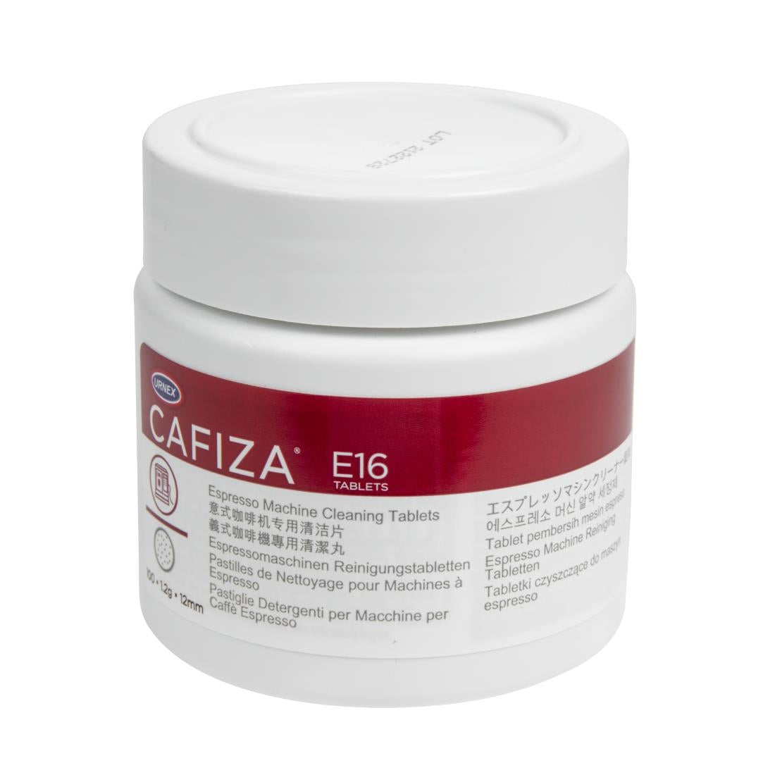 Urnex Cafiza E16 Espresso Machine Cleaner Tablets 1.2g (Pack of 100) - CW262 Urnex
