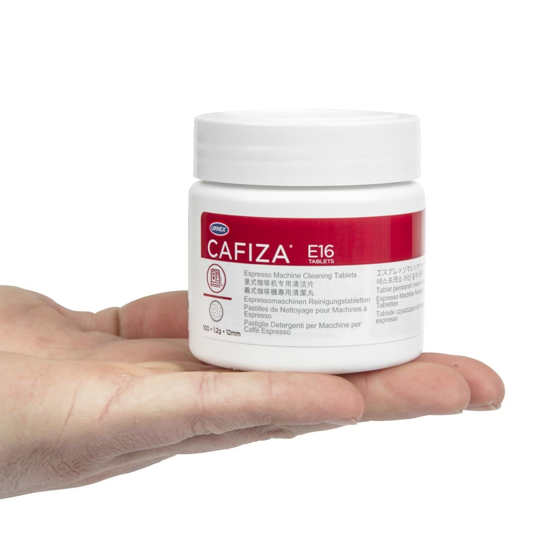 Urnex Cafiza E16 Espresso Machine Cleaner Tablets 1.2g (Pack of 100) - CW262 Urnex