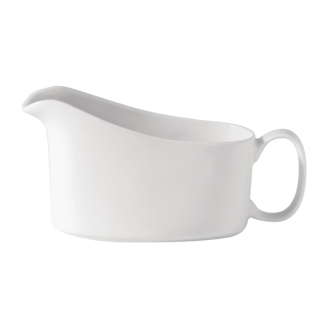 Utopia Titan Sauce Boats White 200ml (Pack of 6) - CW282 Utopia Crockery Utopia