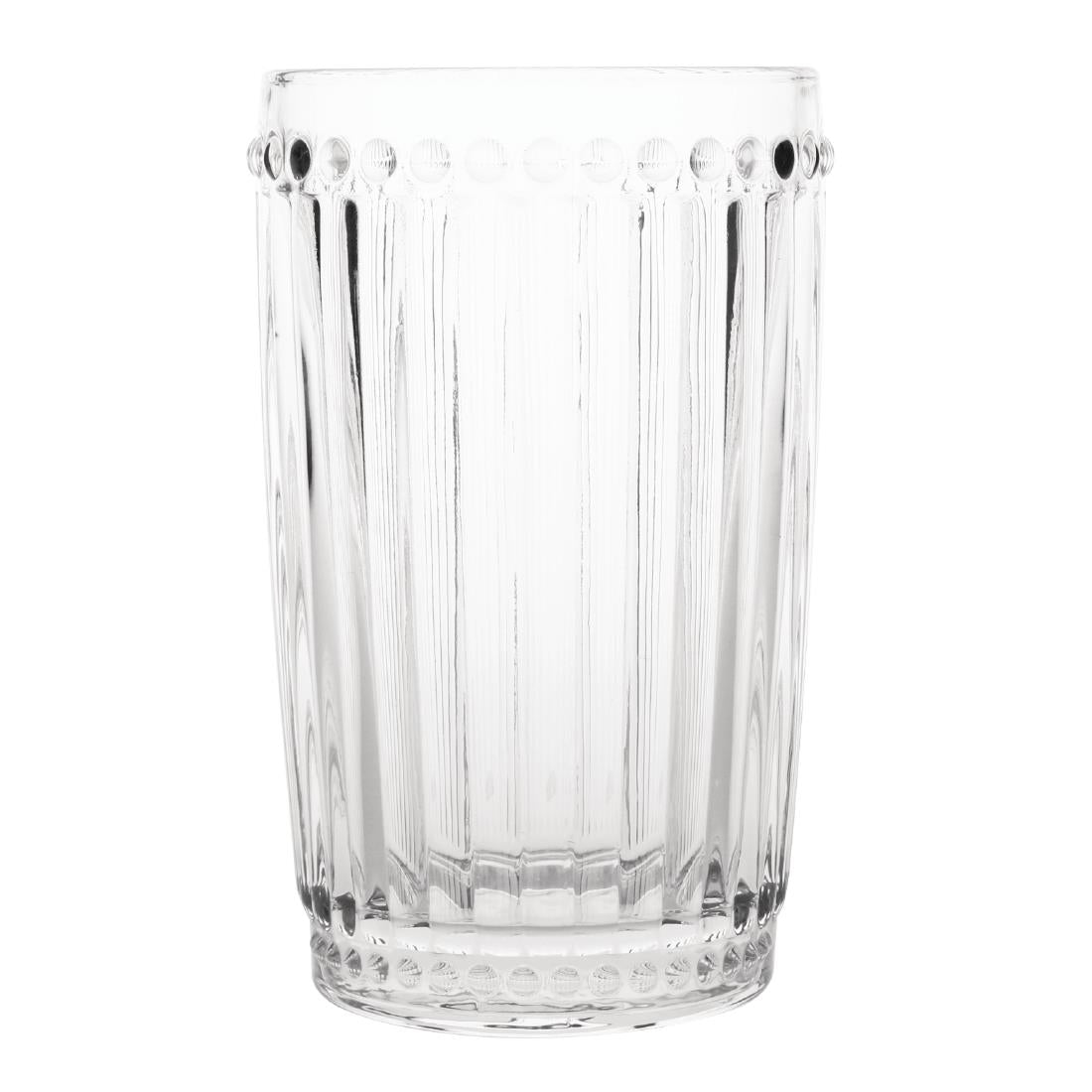 Olympia Baroque Hi Ball Clear 395ml 13.3fl oz (Box 6) - CW396 Utopia Hi Balls and Tumblers Olympia