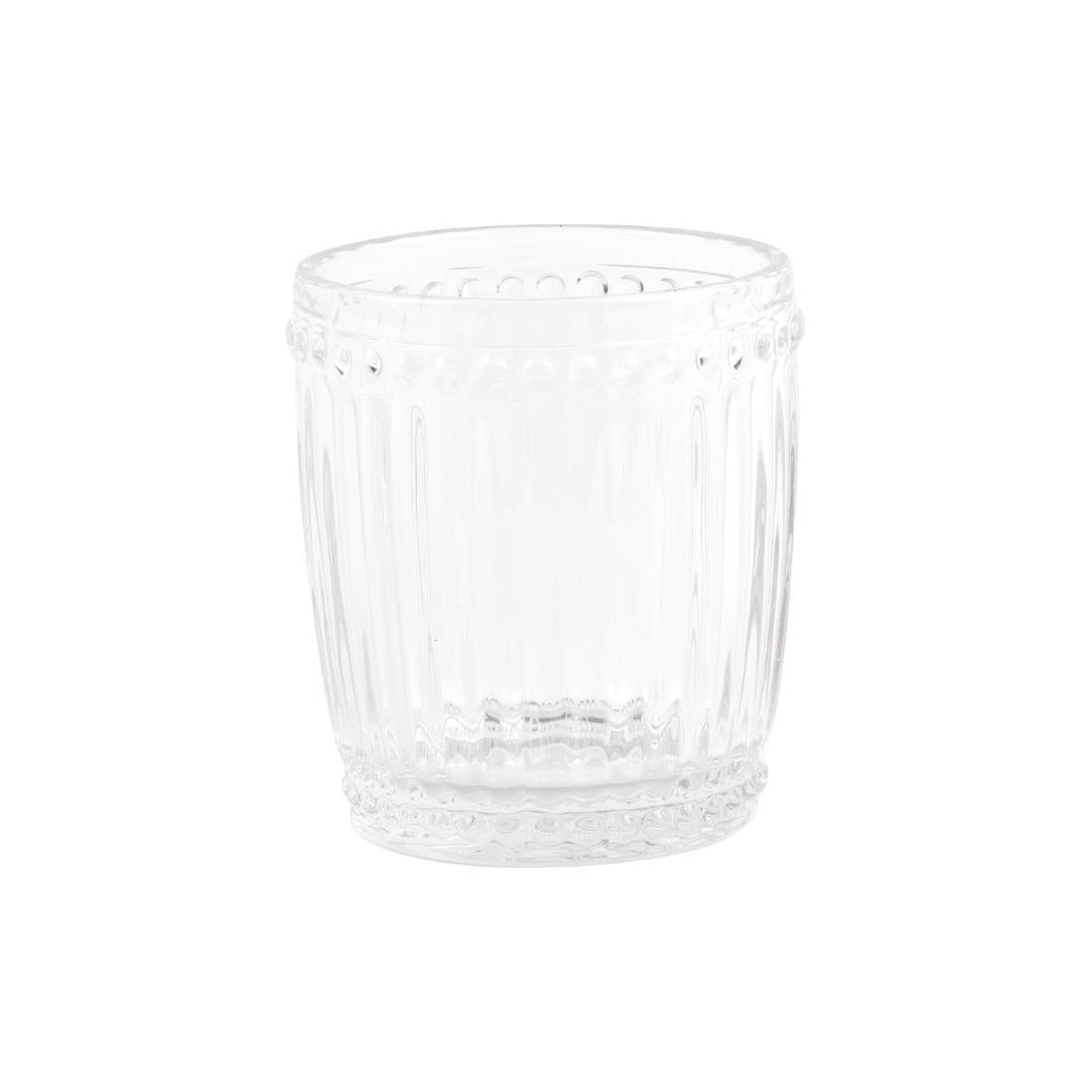 Olympia Baroque Whiskey Glasses Clear 325ml (Pack of 6) - CW397 Utopia Hi Balls and Tumblers Olympia