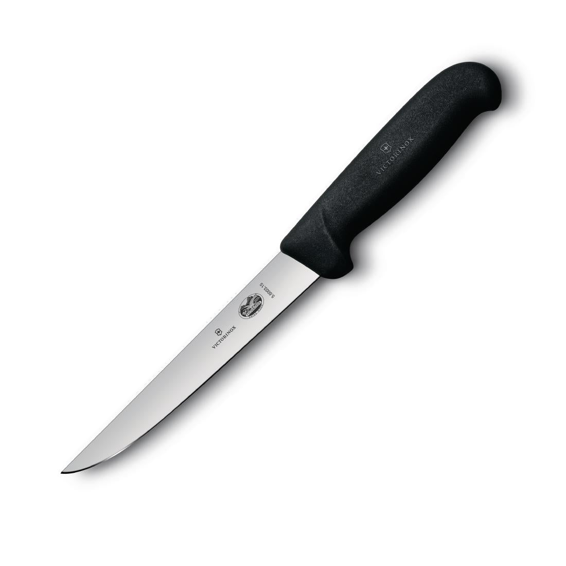 Victorinox Fibrox Boning Knife Straight Wide Blade 15cm - CW452 Victorinox