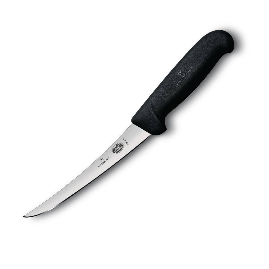 Victorinox Fibrox Boning Knife Narrow Curved Blade 15cm - CW458 Victorinox