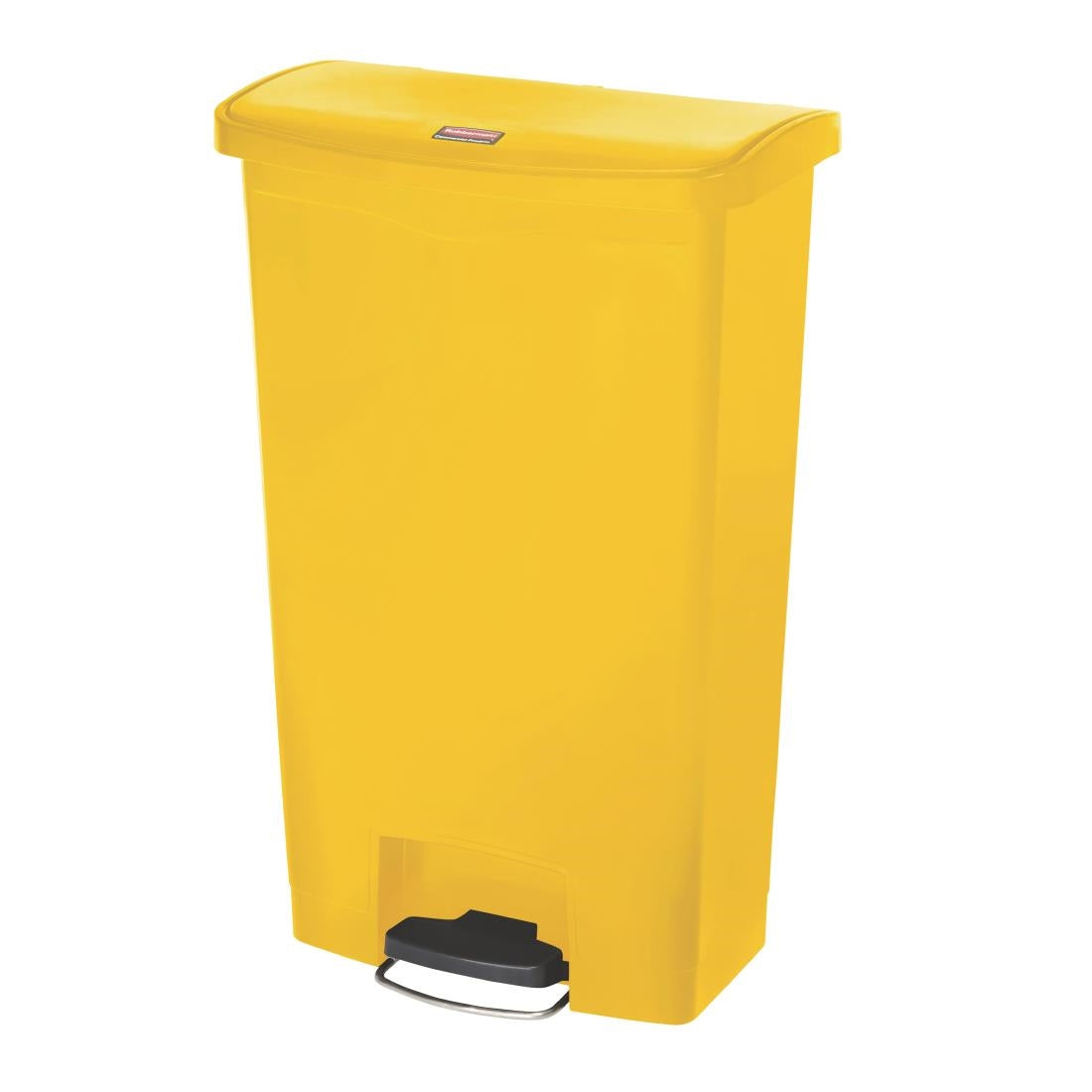 Rubbermaid Slim Jim Step on Bin Front Pedal Yellow 68Ltr - CW589 Slim Jim