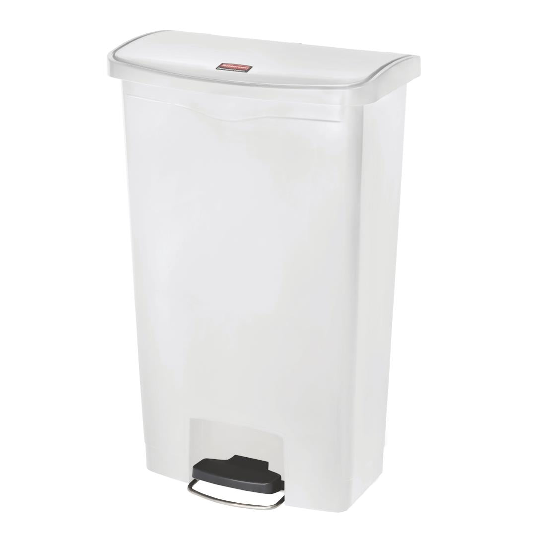 Rubbermaid Slim Jim Step on Bin Front Pedal 68Ltr White - CW590 Slim Jim