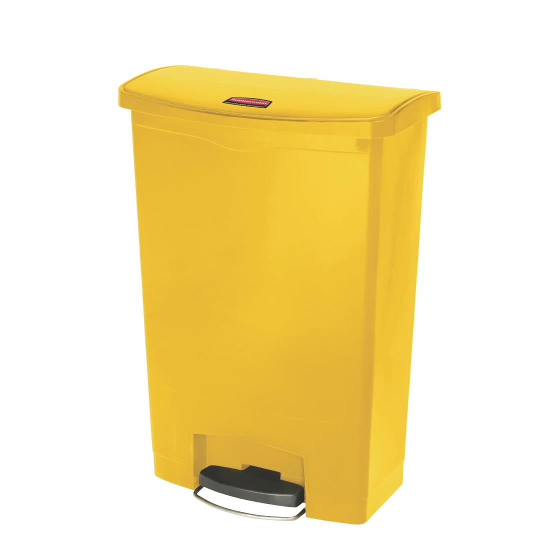 Rubbermaid Slim Jim Step on Bin Front Pedal Yellow 90Ltr - CW593 Slim Jim