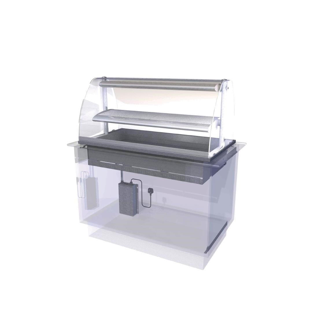Designline Drop In Heated Serve Over Counter HDL4 - CW617 Designline
