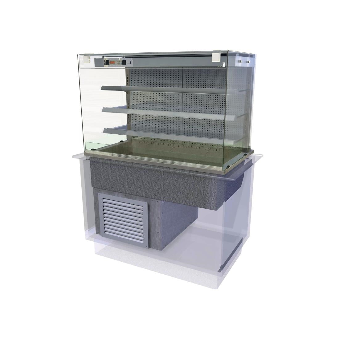 Kubus Drop In Multideck Self Service 1175mm - CW644 Refrigerated Merchandisers Kubus