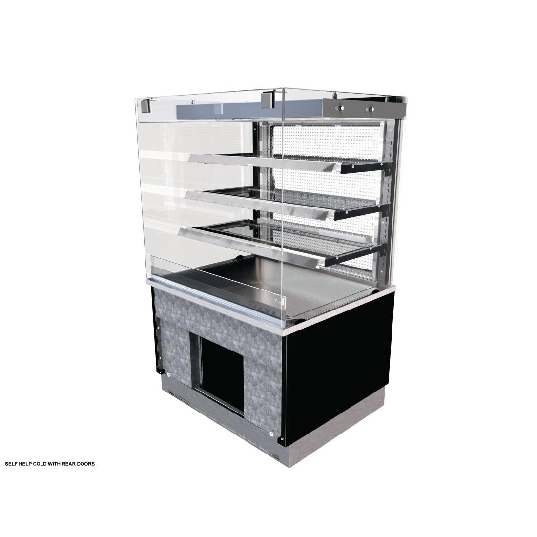 Kubus Drop In Slimline Multideck with Rear Door 600mm - CW650 Refrigerated Merchandisers Kubus