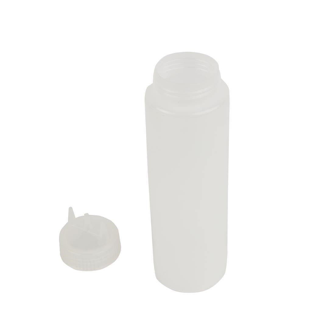 Vogue Clear 3 Nozzle Squeeze Bottle 24oz - CW725 Vogue