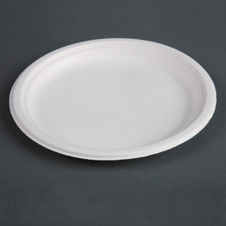Fiesta Compostable Bagasse Plates Round 260mm (Pack of 50) - CW904  Fiesta