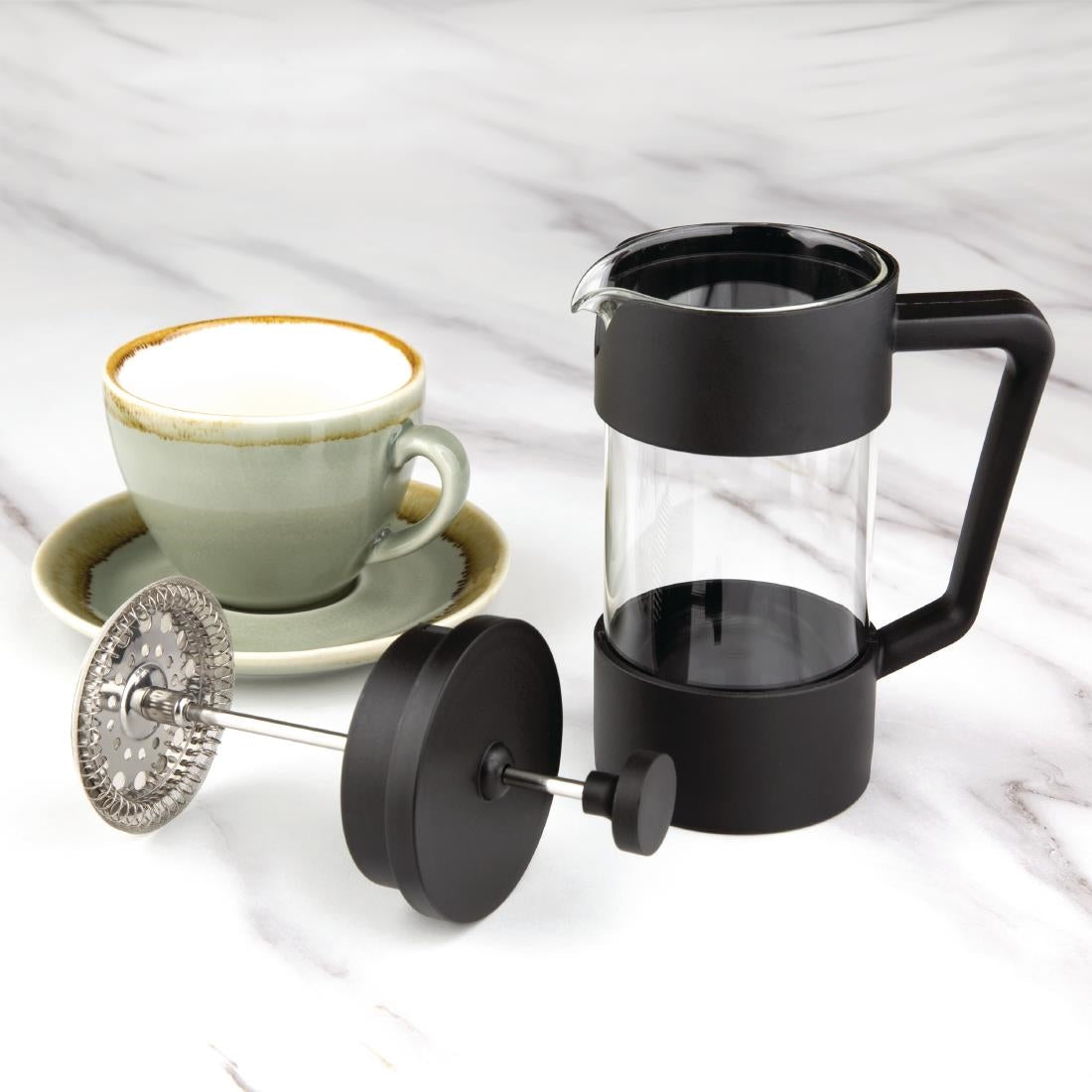Olympia Contemporary Cafetiere Black 3 Cup - CW950 Olympia