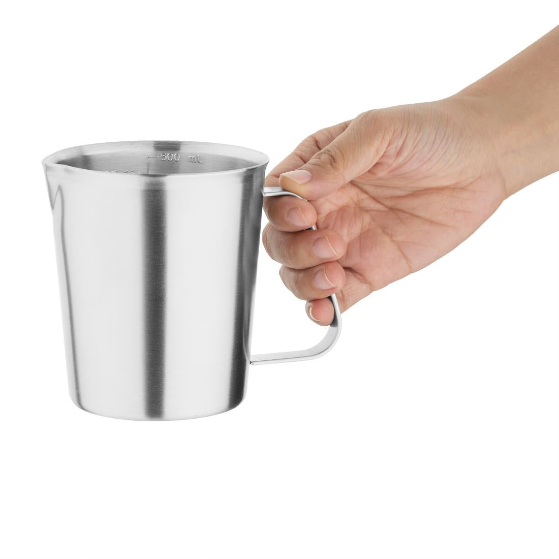 Vogue Stainless Steel Measuring Jug 500ml - CX057 Vogue