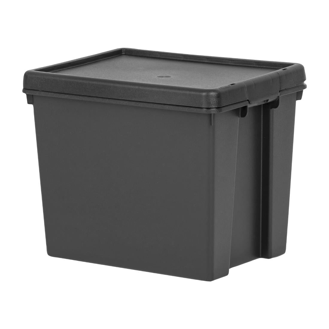 Wham Bam Recycled Storage Box & Lid Black 24Ltr - CX091 Wham
