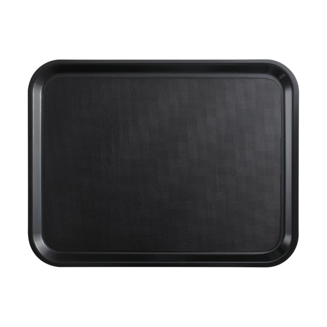 Cambro Mykonos Tray Black Non-Slip Surface 330x430mm - CX378 Cambro