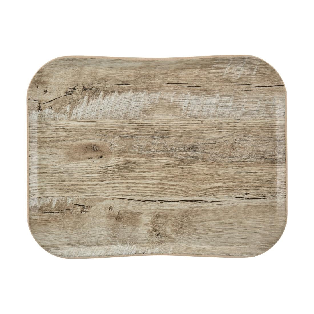 Cambro Versatray Century Non-Slip Light Oak Textured Wood Effect 360x460mm - CX393 Cambro