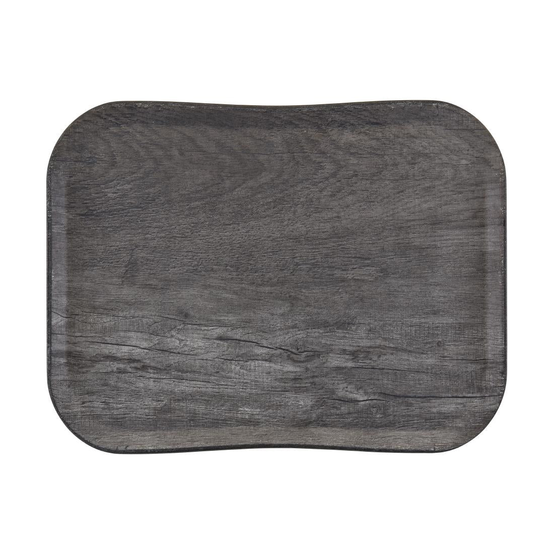 Cambro Versatray Century Non-Slip Grey Oak Textured Wood Effect 360x460mm - CX395 Cambro