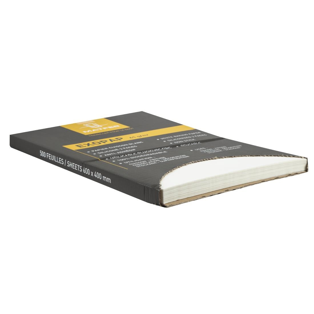 Matfer Bourgeat Exopap Baking Paper 600 x 400mm (Pack of 500) - CX520 Matfer Bourgeat