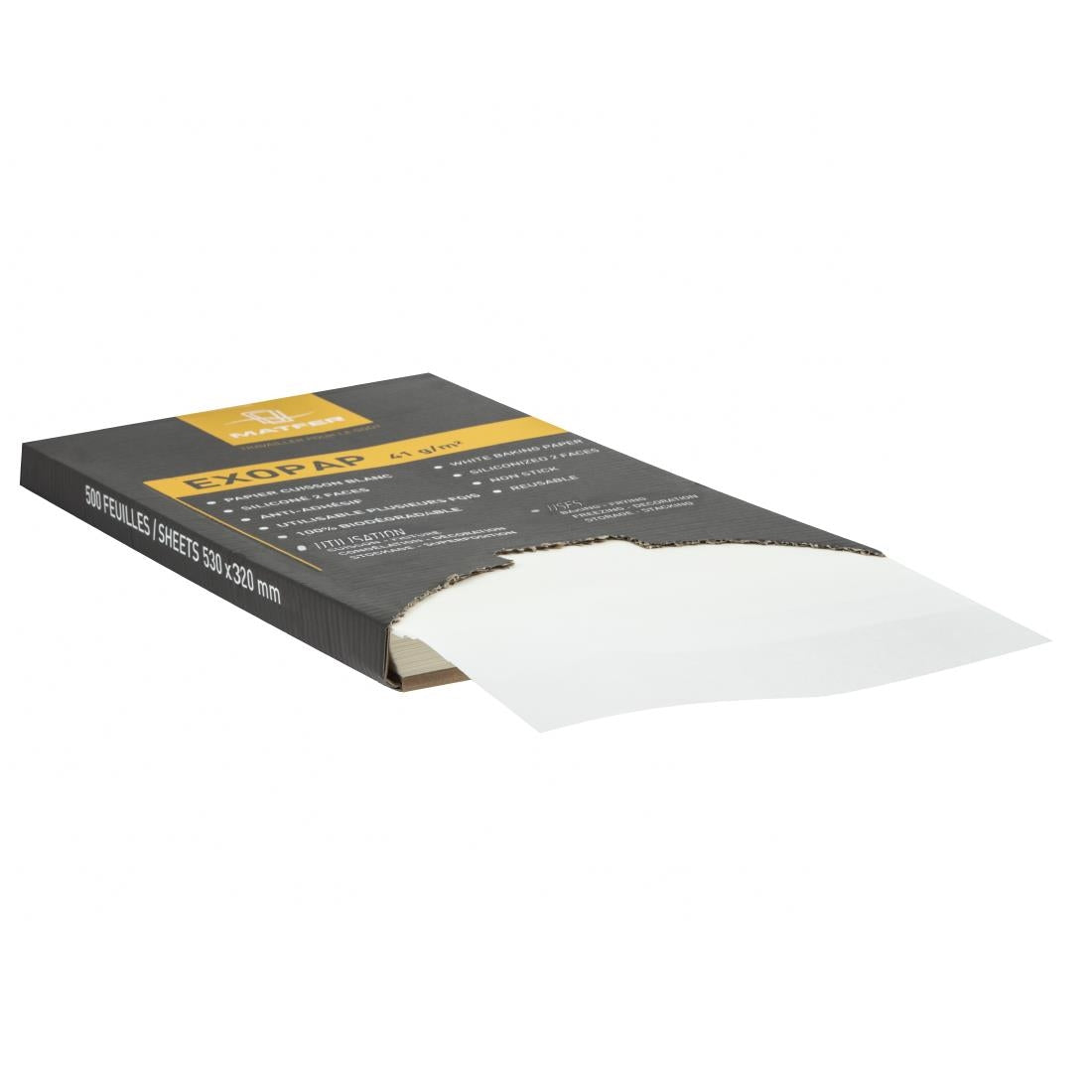 Matfer Bourgeat Exopap Baking Paper 325 x 530mm (Pack of 500) - CX521 Matfer Bourgeat