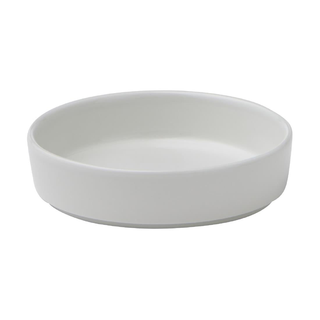 Churchill Super Vitrified Nourish Straight Sided Dish White 6oz (Pack of 12) - CX632 Churchill Super Vitrified Churchill
