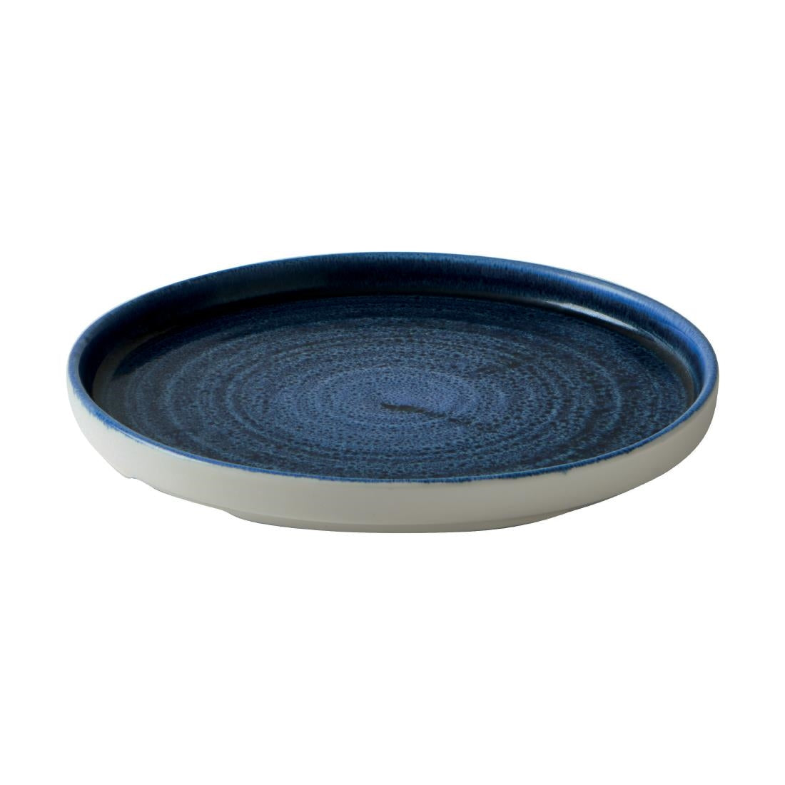 Churchill Stonecast Plume Walled Plates Ultramarine 220mm (Pack of 6) - CX640 Plates Churchill