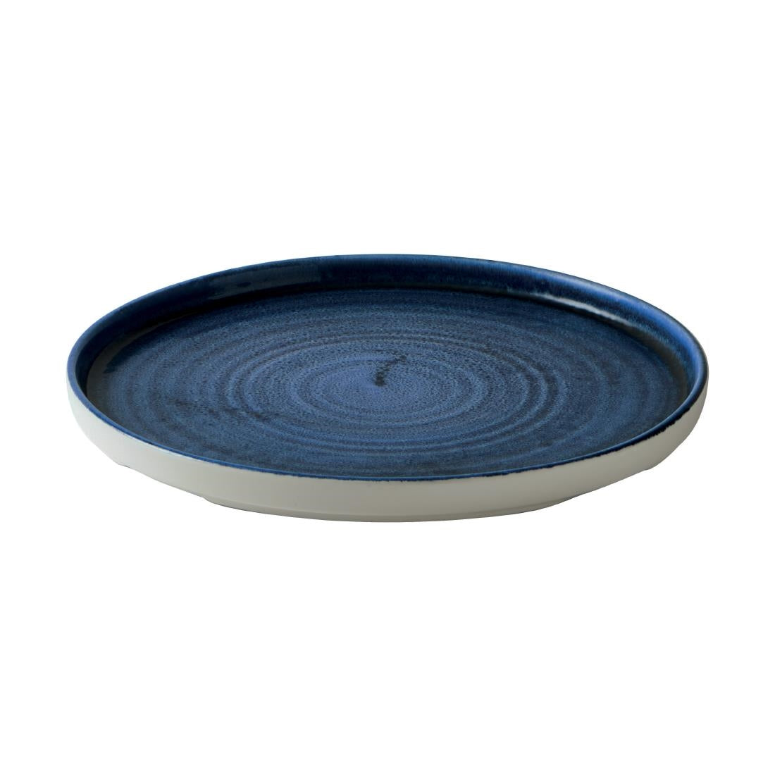 Churchill Stonecast Plume Walled Plates Ultramarine 260mm (Pack of 6) - CX641 Plates Churchill