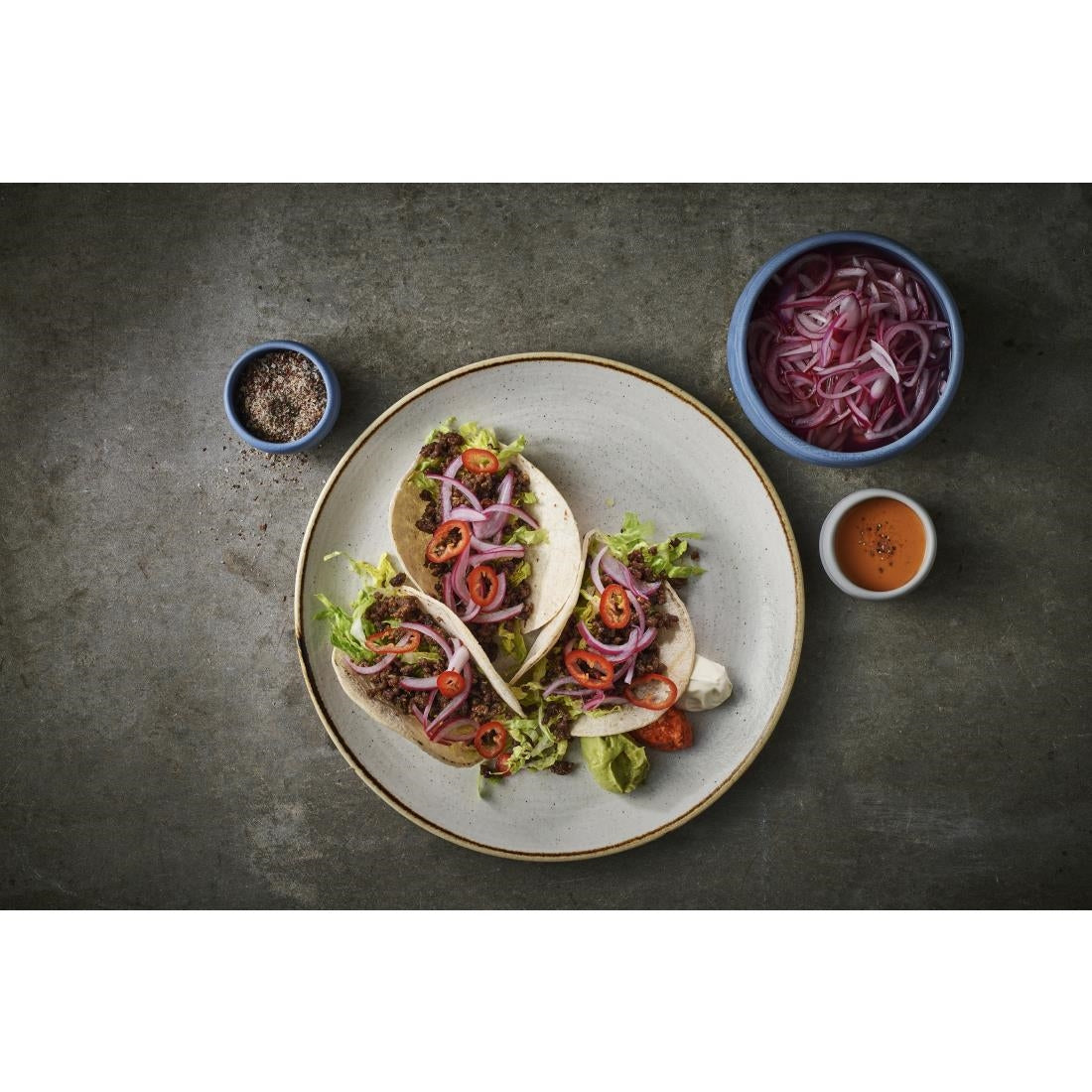 Churchill Stonecast Raw Evolve Coupe Plates Grey 260mm (Pack of 12) - CX648 Plates Churchill