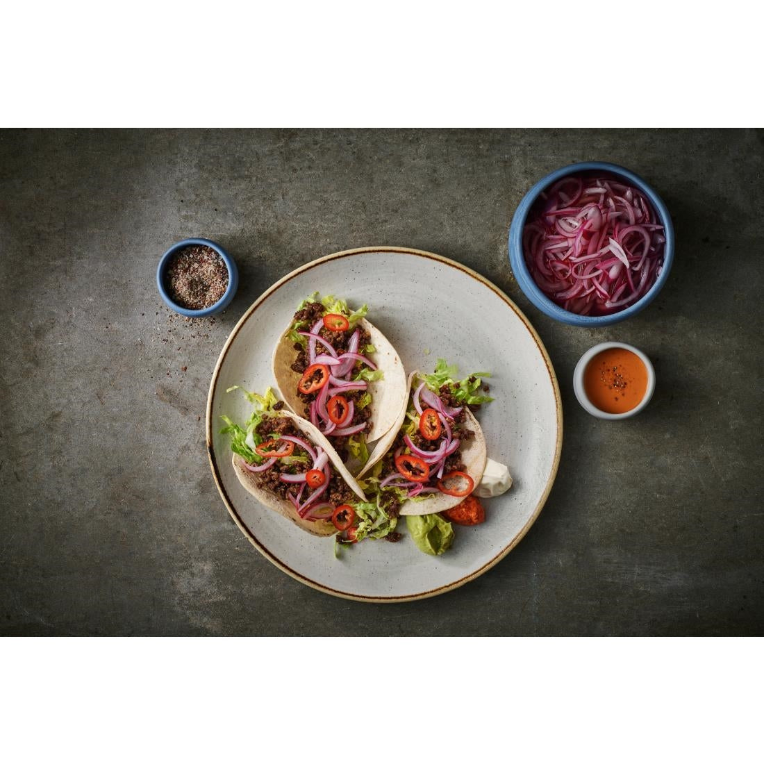 Churchill Stonecast Raw Evolve Coupe Plates Grey 260mm (Pack of 12) - CX648 Plates Churchill