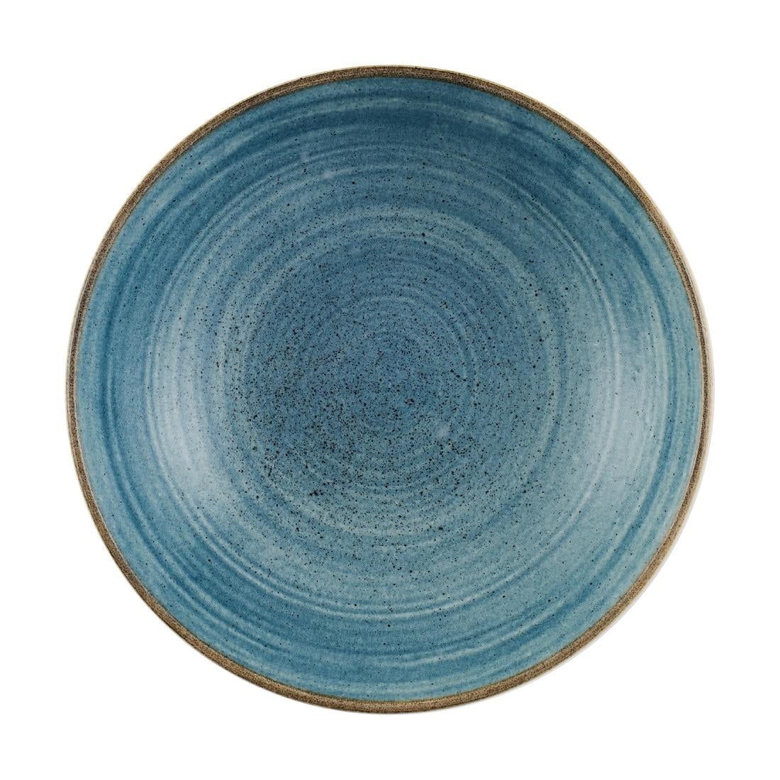 Churchill Stonecast Raw Coupe Bowls Teal 184mm (Pack of 12) - CX660 Bowls Churchill